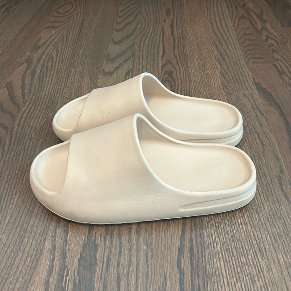 Tan Slide Sandals - Picture 2 of 5